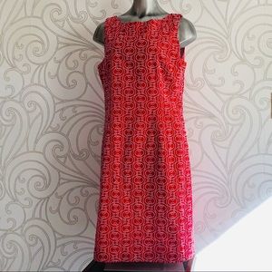 Talbots red dress size 14